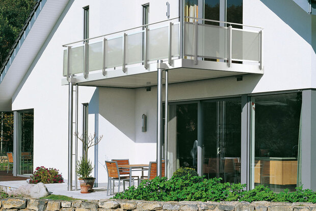 Anbaubalkon aus Metall
